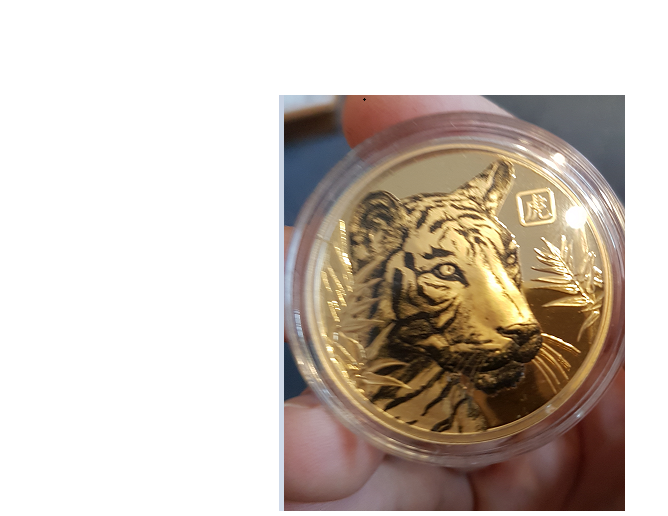 1 Unze Gold Niue Tiger 2022